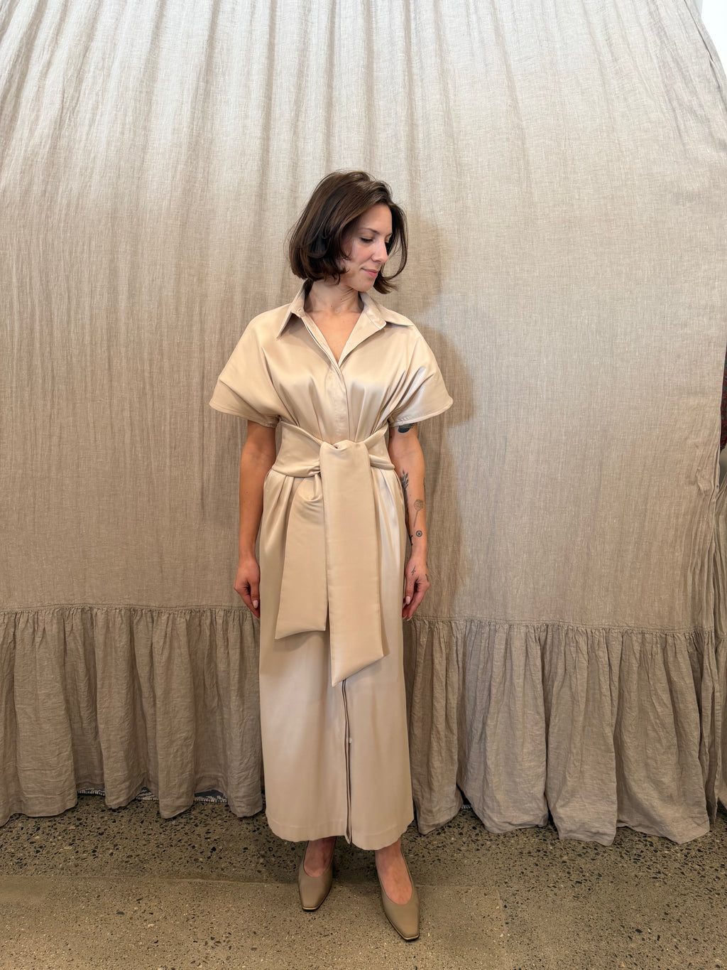 Beige Art.R160 Dress