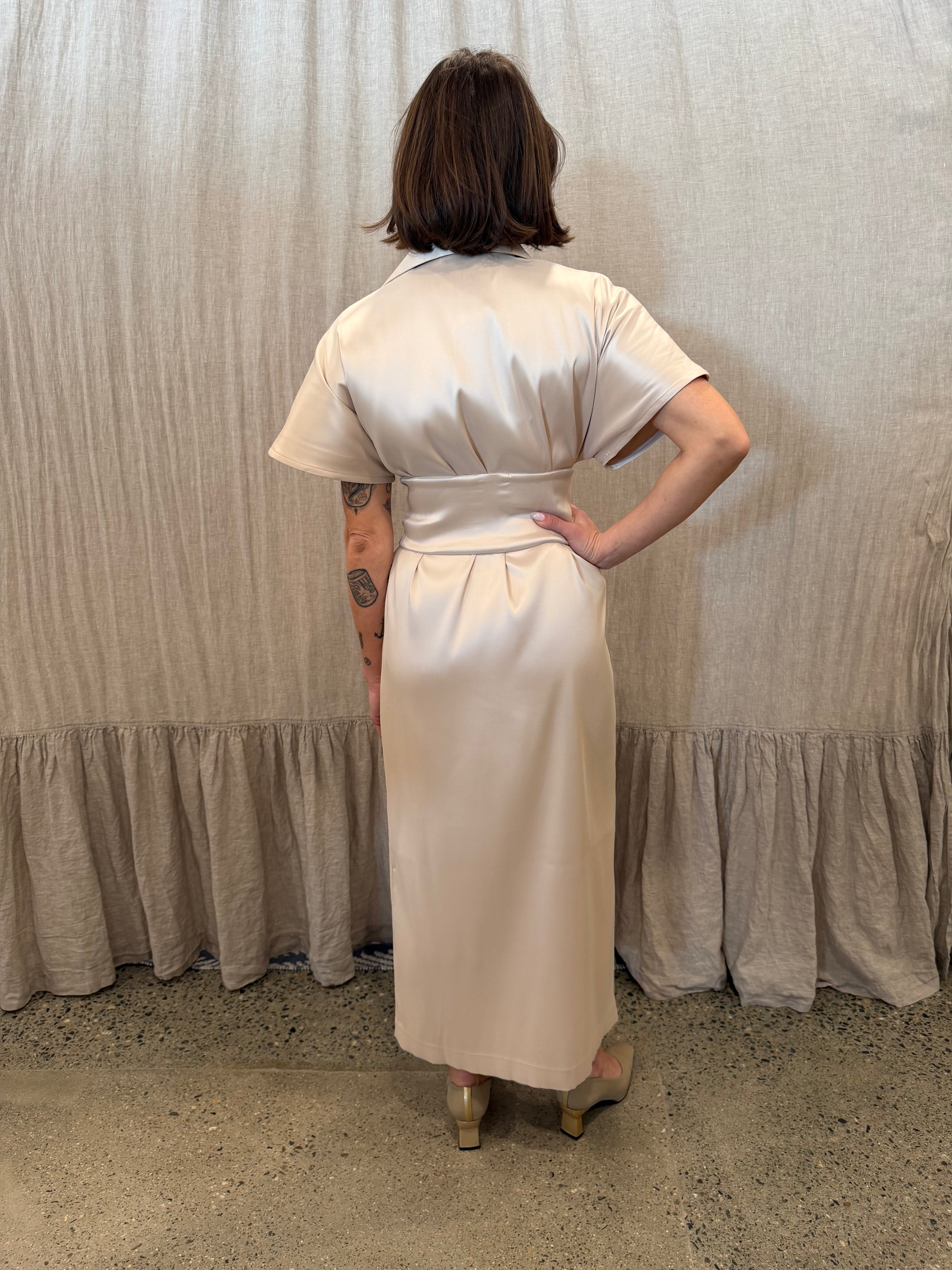 Beige Art.R160 Dress