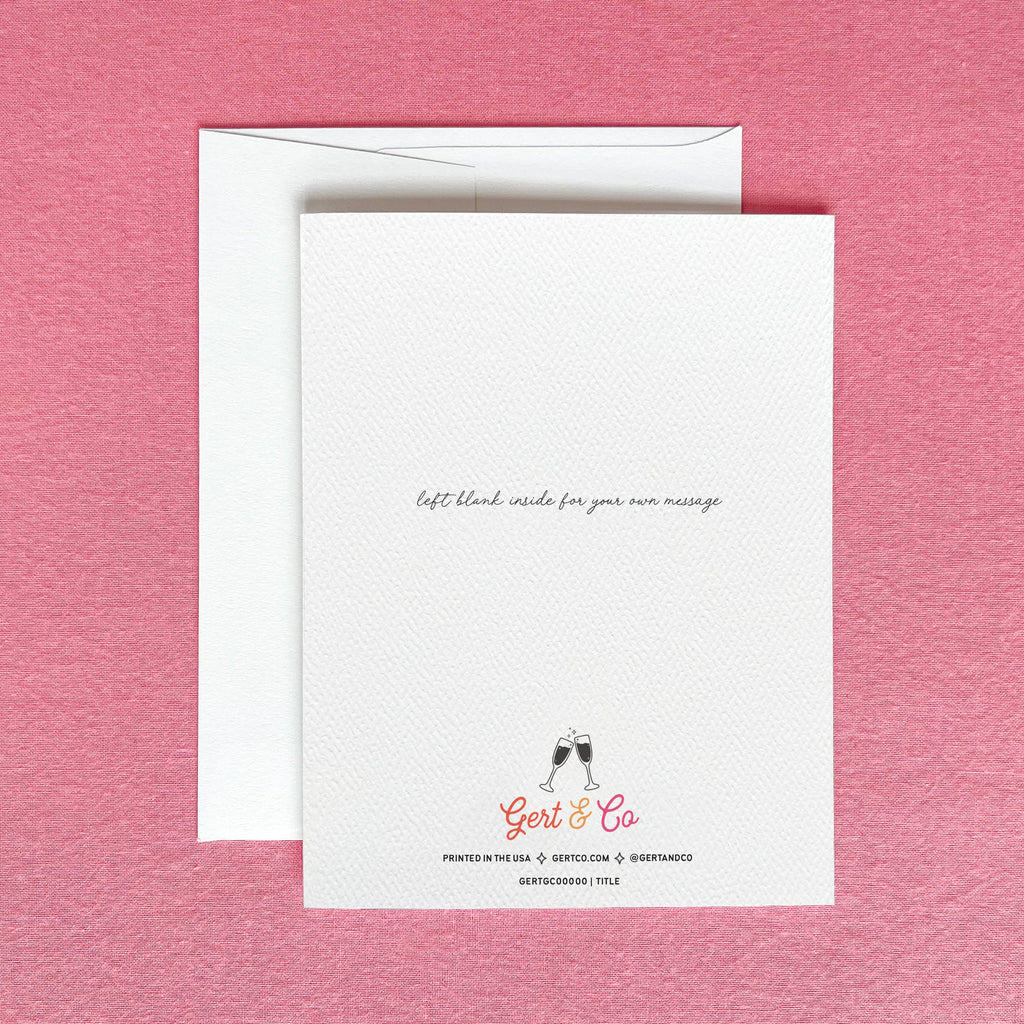 Je T'aime Greeting Card | I love you in French Card