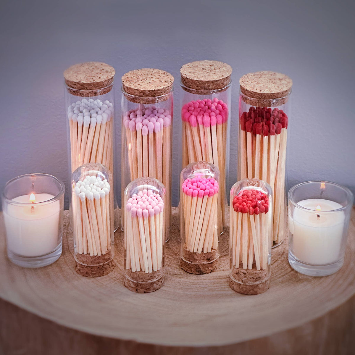 2" Matches + Mini Cloche - Colors of Your Choice + Strikers: Yellow