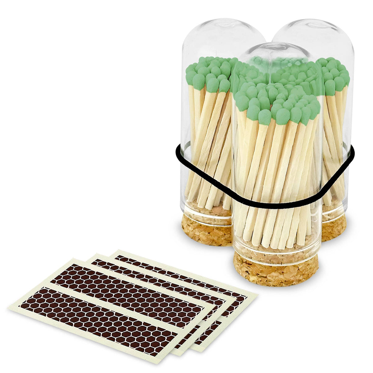 2" Matches + Mini Cloche - Colors of Your Choice + Strikers: Yellow